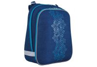 Рюкзак школьный каркасный Yes. Blue Weave H-12