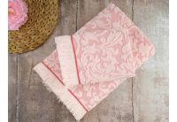 Махровое полотенце Irya. Royal розового цвета