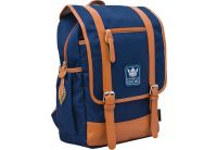 Рюкзак подростковый 1 Вересня. Oxford Х222 синий, 27,5*13*38 см