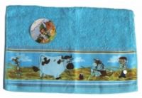 Махровое полотенце детское Непоседа "Матроскин и Гаврюша", 35х70 см