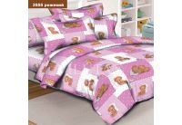 Детское постельное белье Viluta. 3555 розового цвета