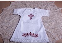 Рубашка вышиванка  Mimino baby. Традиция красная
