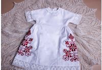 Рубашка вышиванка  Mimino baby. Традиция белая