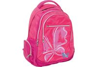 Рюкзак подростковый 1 Вересня. Butterfly L-11 розовый, 43*30,5*15 см