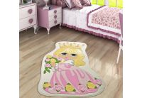 Детский коврик Confetti. Princess Розовый, размер 100х160 см 