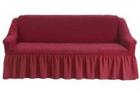 Чехол на диван Arya. Burumcuk бордового цвета