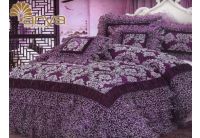 Покрывало Arya Massimo Purple фиолетового цвета с декоративной подушкой