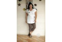Пижама женская Hays. 5302 белого цвета