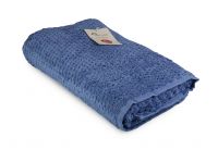 Махровое полотенце Arya. Однотонное Arno, голубого цвета