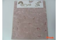 Коврик для ванной Аrya. Sarmasik, розового цвета, 70х120 см