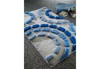 Коврик для ванной Confetti. Arinna голубой, размер 60х100 см