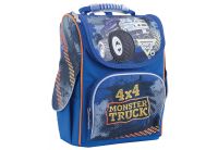 Рюкзак школьный каркасный Yes. Monster Truck H-11