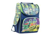 Рюкзак школьный каркасный 1 Вересня. Turtles H-11