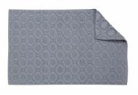 Полотенце-коврик для ног Gursan. Grid 1300 grey dark