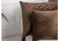 Подушка декоративная ТЕП. Balak Home Велюр коричневая