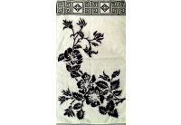 Махровое полотенце Речицкий текстиль. Шиповник коричневый, размер 81х160 см