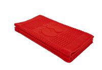 Полотенце-коврик для ног Arya. Winter Красный, 50х70 см