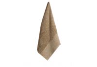 Махровое полотенце Arya. Жаккард с окантовкой Buket, светло-коричневый