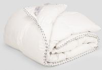 Одеяло Iglen Royal series пуховое (серый пух) демисезонное в батистовом тике в ассортименте
