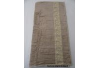 Бамбуковое махровое полотенце Arya. Aleda, светло-коричневый