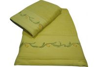 Arya, набор махровых полотенец  Gancio, зеленого цвета, 50х100+70х140