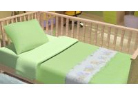 Постельное белье в детскую кроватку Kidsdreams. Baby bear зеленый
