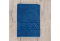 Полотенце махровое Аиша. Шанель серо-голубого цвета 