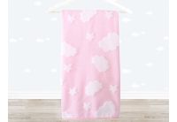 Махровое полотенце Irya. Cloud розового цвета