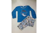 Пижама на флисе для девочки K.S.M. 4868 синий