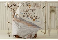 Постельное белье в детскую кроватку Karaca Home. Donkeys World cream