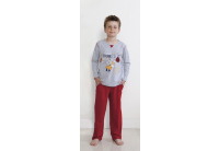 Пижама для мальчика Hays. 4458 серого цвета