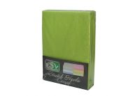 Простынь махровая на резинке ESV. Зеленая, 160х200х25 см+2 наволочки 50х70 см