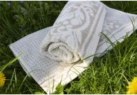 Набор махровых полотенец Белорусский лен. КАЛИНКА 50х90+75х140 см
