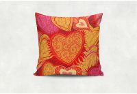 Подушка декоративная XYZ. Разноцветное сердце, 34х34 см