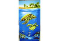 Пляжное полотенце Hanibaba. Морские черепахи, 75х155см