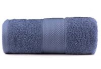 Махровое полотенце Arya. Однотонное Miranda Soft голубого цвета