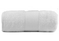 Махровое полотенце Arya. Однотонное Miranda Soft белого цвета