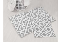 Набор ковриков для ванной Irya. Finley серого цвета, 60х100 + 45x60 см