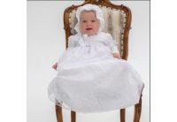 Рубашка крестильная  Mimino baby. Изабелла белая