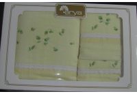 Arya, набор махровых полотенец  Limos, бежевого цвета, 35х50+50х90+70х140