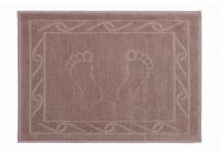 Махровое полотенце для ног Hobby. Hayal бежевого цвета, размер 50х70 см