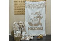 Махровое полотенце Речицкий текстиль. КАМЕШКИ хлопок-лен
