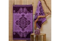 Махровое полотенце Речицкий текстиль. Эмилия фиолетовое