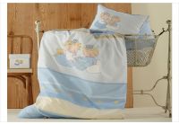 Постельное белье в детскую кроватку Karaca Home. Mini blue