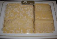 Arya, набор махровых полотенец  Nike, желтого цвета, 35х50+50х90+70х140