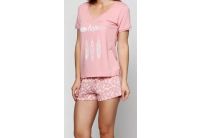 Пижама женская с шортами EGO. PMP 105 Розовая 