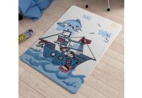 Детский коврик Confetti. Smiley Dolphin Blue