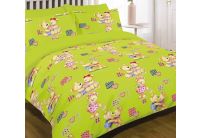 Постельное белье в детскую кроватку Viluta. 4457 зеленого цвета