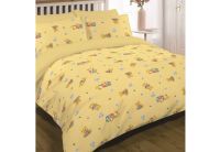 Постельное белье в детскую кроватку Viluta. 6112 желтого цвета