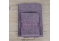 Полотенце махровое Аиша. Royal фиолетового цвета 